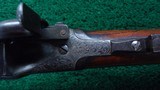 PRESENTATION DELUXE ENGRAVED MODEL 1853 SHARPS SPORTING RIFLE - 12 of 24