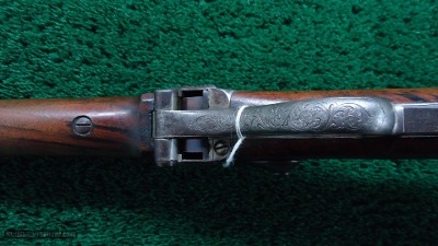 PRESENTATION DELUXE ENGRAVED MODEL 1853 SHARPS SPORTING RIFLE - Image 15 of 24