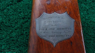 PRESENTATION DELUXE ENGRAVED MODEL 1853 SHARPS SPORTING RIFLE - Image 18 of 24