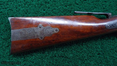 PRESENTATION DELUXE ENGRAVED MODEL 1853 SHARPS SPORTING RIFLE - Image 22 of 24