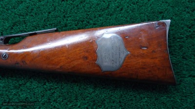 PRESENTATION DELUXE ENGRAVED MODEL 1853 SHARPS SPORTING RIFLE - Image 20 of 24