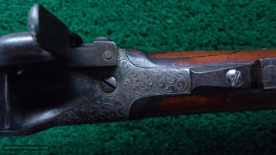 PRESENTATION DELUXE ENGRAVED MODEL 1853 SHARPS SPORTING RIFLE - Image 12 of 24