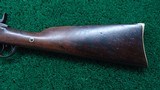 SHARPS SLANT BREECH MODEL 1853 SPORTING RIFLE IN 52 CALIBER - 19 of 23