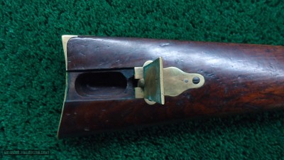 SHARPS SLANT BREECH MODEL 1853 SPORTING RIFLE IN 52 CALIBER - Image 14 of 23