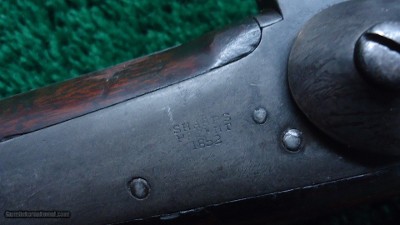 SHARPS SLANT BREECH MODEL 1853 SPORTING RIFLE IN 52 CALIBER - Image 8 of 23