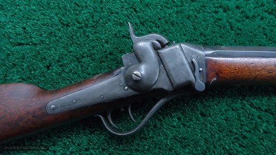 SHARPS SLANT BREECH MODEL 1853 SPORTING RIFLE IN 52 CALIBER