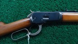 VERY SCARCE WINCHESTER MODEL 1892 TRAPPER CARBINE IN CALIBER 38-40