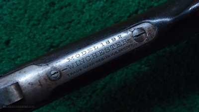 SPECIAL ORDER WINCHESTER MODEL 1892 CARBINE IN 38 WCF - Image 8 of 17