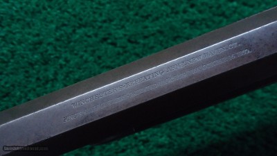SCARCE WINCHESTER 1876 WITH SPECIAL ORDER 30 INCH HEAVY BARREL - Image 6 of 25