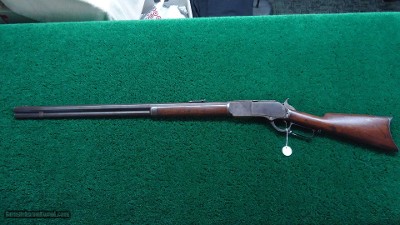 SCARCE WINCHESTER 1876 WITH SPECIAL ORDER 30 INCH HEAVY BARREL - Image 24 of 25