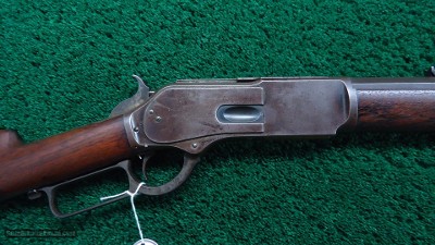 SCARCE WINCHESTER 1876 WITH SPECIAL ORDER 30 INCH HEAVY BARREL
