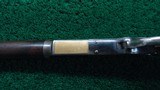 SPECIAL ORDER WINCHESTER MODEL 1876 RIFLE WITH UNUSUAL 28 INCH HALF OCTAGON BARREL - 11 of 24