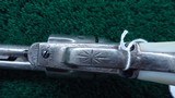 ENGRAVED COLT SINGLE ACTION BLACK POWDER FRAME REVOLVER - 12 of 16