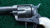ENGRAVED COLT SINGLE ACTION BLACK POWDER FRAME REVOLVER - 8 of 16