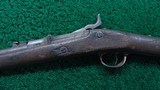VERY SCARCE SPRINGFIELD TRAPDOOR MODEL 1869 RIFLE CONVERTED TO A LINE THROWING GUN - 6 of 25