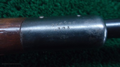 VERY RARE SAVAGE MODEL 1899 MILITARY STYLE CARBINE - Image 5 of 24