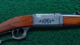 BEAUTIFUL FACTORY ENGRAVED SAVAGE MODEL 1899 TAKEDOWN RIFLE IN 32-40 - 1 of 25