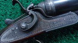 *Sale Pending* - BEAUTIFUL FACTORY ENGRAVED DOUBLE BARREL HAMMER GERMAN MADE SHOTGUN - 11 of 25
