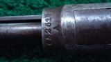 WINCHESTER MODEL 1890 SLIDE ACTION RIFLE IN 22 WRF - 16 of 22