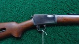 WINCHESTER MODEL 63 SEMI-AUTO RIFLE IN .22 LONG R. - 1 of 21