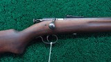 WINCHESTER MODEL 68 BOLT ACTION 22 RIFLE WITH THE EARLY GROOVED FOREARM - 1 of 18