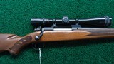*Sale Pending* - WINCHESTER MODEL 70 IN CALIBER 338 WIN MAGNUM WITH WEAVER SCOPE - 1 of 19