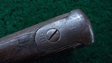 VERY SCARCE SPRINGFIELD TRAPDOOR MODEL 1869 RIFLE CONVERTED TO A LINE THROWING GUN - 21 of 25