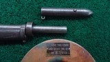 VERY SCARCE SPRINGFIELD TRAPDOOR MODEL 1869 RIFLE CONVERTED TO A LINE THROWING GUN - 9 of 25