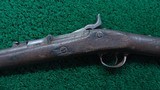 VERY SCARCE SPRINGFIELD TRAPDOOR MODEL 1869 RIFLE CONVERTED TO A LINE THROWING GUN - 3 of 25