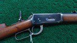 WINCHESTER MODEL 1894 RIFLE IN CALIBER 38-55 - 1 of 23