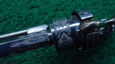 ENGRAVED PINFIRE FRENCH REVOLVER - Image 7 of 14