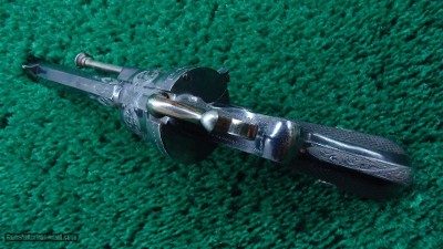 ENGRAVED PINFIRE FRENCH REVOLVER - Image 5 of 14