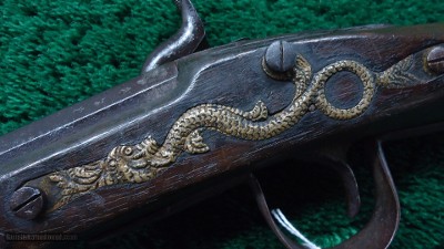 LATE ENGLISH MADE NORTHWEST INDIAN TRADE MUSKET - Image 14 of 21