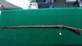 MALCOLM W. LEWIS FLINTLOCK AMERICAN LONG RIFLE IN CALIBER 38 - 22 of 23