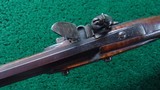 MALCOLM W. LEWIS FLINTLOCK AMERICAN LONG RIFLE IN CALIBER 38 - 12 of 23