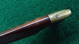 MALCOLM W. LEWIS FLINTLOCK AMERICAN LONG RIFLE IN CALIBER 38 - 18 of 23