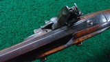 MALCOLM W. LEWIS FLINTLOCK AMERICAN LONG RIFLE IN CALIBER 38 - 14 of 23
