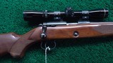 WINCHESTER MODEL 52B SPORTER BOLT ACTI0N RIFLE IN 22 LONG R. - 1 of 24