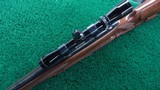 WINCHESTER MODEL 52B SPORTER BOLT ACTI0N RIFLE IN 22 LONG R. - 4 of 24