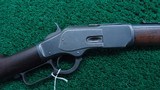 *Sale Pending* - WINCHESTER MODEL 1873 CARBINE WITH SPECIAL ORDER RIFLE BUTT AND FACTORY LETTER IN 44 WCF - 1 of 20