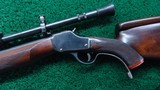 *Sale Pending* - CUSTOMIZED WINCHESTER MODEL 1885 RIFLE IN CALIBER 22 HORNET - 2 of 25