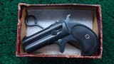 REMINGTON MODEL 95 DOUBLE DERRINGER IN .41 RF WITH ORIGINAL BOX - 8 of 12