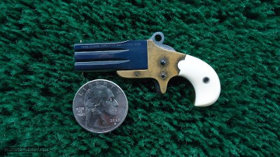 MINIATURE 1/3 SCALE FRANK WESSON PISTOL BY LARRY SMITH