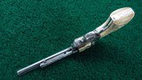 NICKEL AND GOLD ENGRAVED COLT 1ST GEN REVOLVER IN CALIBER 38 WCF - 4 of 19
