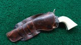 NICKEL AND GOLD ENGRAVED COLT 1ST GEN REVOLVER IN CALIBER 38 WCF - 18 of 19