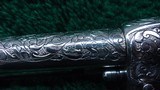 NICKEL AND GOLD ENGRAVED COLT 1ST GEN REVOLVER IN CALIBER 38 WCF - 10 of 19