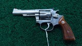 *Sale Pending* - SMITH & WESSON MODEL 63 22/32 STAINLESS KIT GUN REVOLVER W/BOX; - 2 of 19