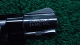 MHG930 SMITH & WESSON MODEL 37-1 IN CALIBER 38 SPECIAL WITH ORIGINAL BOX - 6 of 17