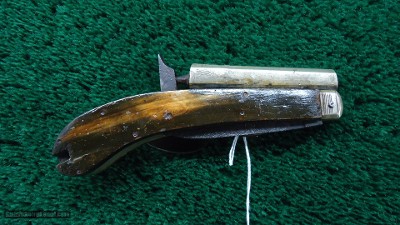 UNWIN & RODGERS SHEFFIELD PERCUSSION KNIFE PISTOL