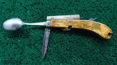 UNWIN & RODGERS SHEFFIELD PERCUSSION KNIFE PISTOL - Image 7 of 14